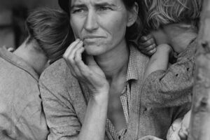 Dorothea Lange, Migrant Mother Tirage argentique sur gélatine 28.3 × 21.8 cm 1936