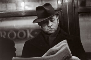 Walker Evans, Subway Portraits Tirage argentique sur gélatine 12.7 x 12.8 cm 1938-41