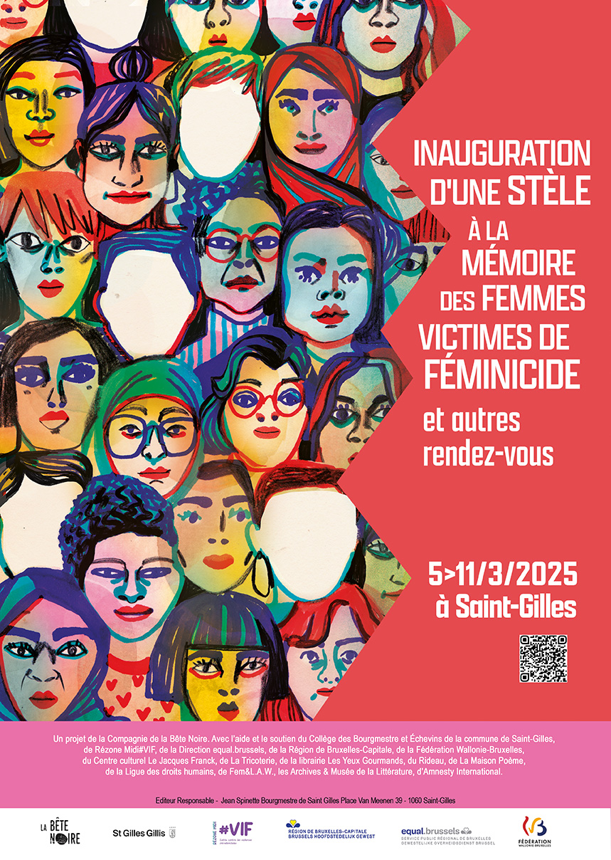 Inauguration d'une stèle à la mémoire des femmes victimes de féminicide et autres rendez-vous