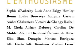 Lettres sur l&rsquo;enthousiasme — soirée de lancement