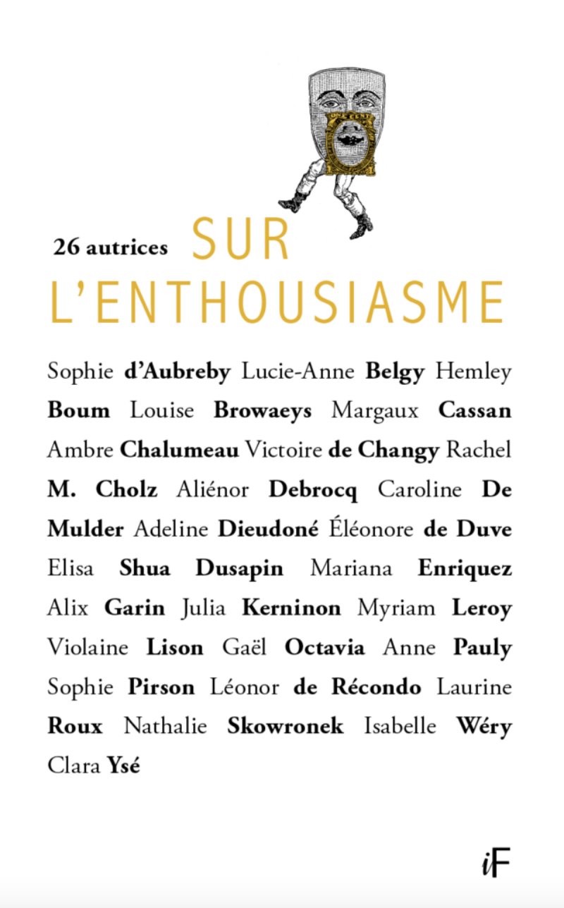 Lettres sur l&rsquo;enthousiasme — soirée de lancement